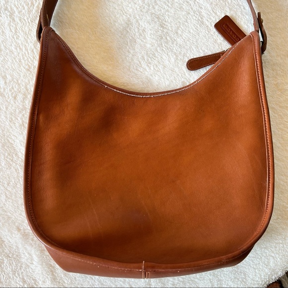 Coach Handbags - VINTAGE COACH BROWN CROSSBODY 9920 LEATHER SHOULDER BAG EUC